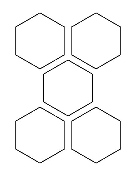 3.5 inch hexagon pattern. Use the printable outline for crafts, creating stencils, scrapbooking, and more. Free PDF template to download and print at http://patternuniverse.com/download/three-and-a-half-inch-hexagon-pattern/ Make Your Own Stencils Free Printable, Hexagon Printable Template, Printable Hexagon Template Free Pattern, Hexagon Template Free Printable, Hexagon Pattern Template, Hexagon Template, Printable Outline, Stencils Printables Templates, Coloring Crafts