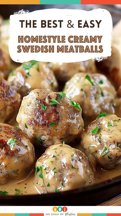 Homestyle Creamy Swedish Meatballs Turkey Meatballs Cream Sauce, Christmas Meatballs Taste Of Home, Swedish Sauce For Meatballs, Swedish Meatball Recipe With Cream Of Mushroom Soup, Best Swedish Meatballs Ever, Swedish Meatballs No Sour Cream, The Best Swedish Meatballs, Frozen Swedish Meatball Recipe, Pork Meatballs And Gravy