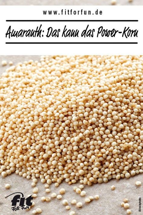 Amaranth gilt neben Quinoa und co. als absolutes Power-Korn. Warum das so ist und was das Superfood alles kann, erfährst du hier. #Superfood #Amaranth #Foodhacks #Powerkorn Amaranth Recipes, Amaranth, Korn, Superfoods, Food Hacks, Quinoa, Air Fryer, Clean Eating, Healthy Living