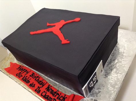 Air Jordan Birthday Cake, Jordan Birthday Cake, Michael Jordan Cake, Shoebox Cake, Jordan Shoe Box, Shoe Box Cake, Jordan Cake, Jordan Birthday, Jordan Shoe