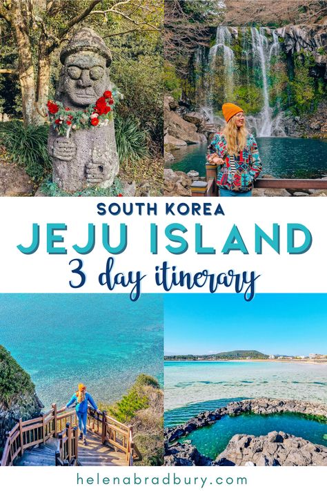 This Jeju Island 3 day itinerary is the perfect addition to your South Korea trip. With the best beaches, waterfalls, hiking trails and restaurants for your trip | 3 days in Jeju | jeju island 3 days | jeju 3 days | jeju itinerary 3 days | jeju island itinerary | itinerary jeju | best things to do in jeju | where to go in jeju island south korea travel | jeju island what to do | what to do in jeju island south korea itinerary | jeju island places to visit | jeju island south korea nature Summer In Korea Aesthetic, Travel South Korea, Jeju South Korea, Traveling South Korea, Jeju Itinerary, South Korea Itinerary, Jeju Island Aesthetic, Jeju Island Itinerary, South Korea Beach