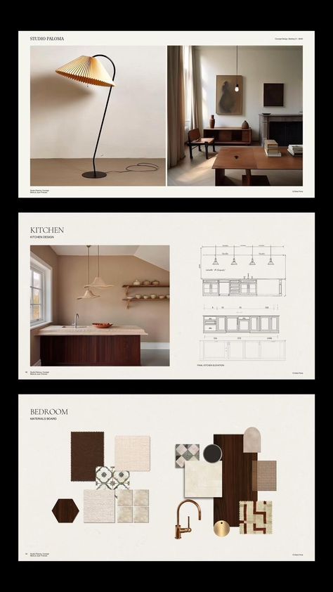 Introducing our Concept and Development Presentation template, crafted for Interior Designers and Architects. This fully-customisable tool is more than just a template —it also includes a mini-workshop where we guide you through how to use it with your clients.  Fully customisable in Canva, InDesign and/or Powerpoint. Japandi Interiors Moodboard, Interior Design Visual Presentation, Architect Website, Interior Elevation, 2024 Interior Design, Interior Design Presentation Boards, Interior Presentation, Interior Design Portfolio Layout, Architecture Design Presentation