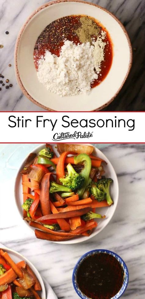 Stir Fry Seasoning for Chinese Stir Fry vegetables is easy to make and a great processed replacement. #myculturedpalate #stirfry #stirfryseasoning #Chinese Chinese Stir Fry Vegetables, Fry Seasoning Recipe, Stir Fry Seasoning, Fry Seasoning, Stir Fry Vegetables, Chinese Stir Fry, Taiwanese Cuisine, Chinese Vegetables, Taiwan Food