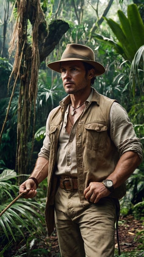 Indiana Jones Indiana Jones Fan Art, Indiana Jones Aesthetic, Indiana Jones Temple Of Doom, Indiana Jones Costume, Calendar Shoot, Indiana Jones Films, Pulp Adventure, Jungle Life, 2025 Calendar