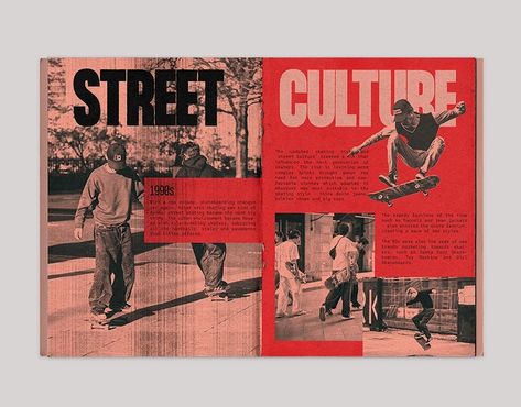 Skate Fashion History - Zine :: Behance Skate Fashion, Branding Behance, Zine Design, Design Brochure, Skate Style, Publication Design, Graphic Design Layouts, Editorial Layout, Magazine Layout