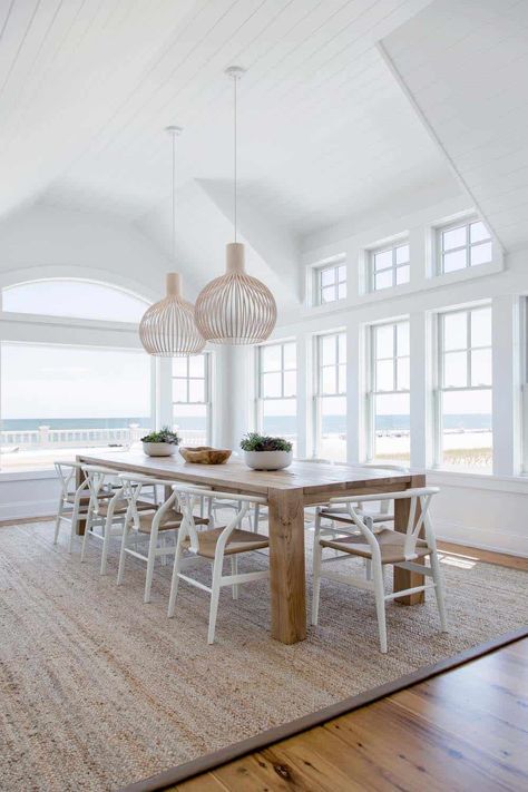 Beach House Dining Room, Seaside House, Smart Tiles, Coastal Living Rooms, Beachy Decor, Celebrity Homes, Beach House Style, Country Homes, Beach House Interior