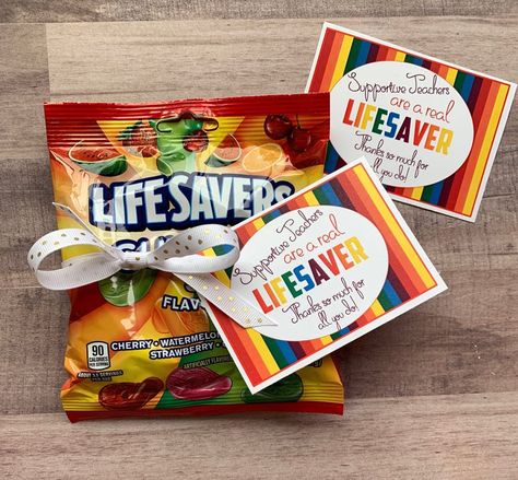 Lifesavers Candy, Teacher Appreciation Diy, Printables Etsy, Teachers Appreciation Week Gifts, Appreciation Gifts Diy, Staff Appreciation Gifts, Teacher Treats, Teacher Appreciation Gifts Diy, Appreciation Printable