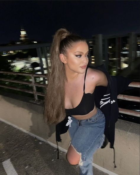 HIGH SLICKED BACK PONY TAIL🖤🫶🏼 Slick Back Pony, Slick Back, May 5, Hairstyles, Hair Styles, On Instagram, Instagram