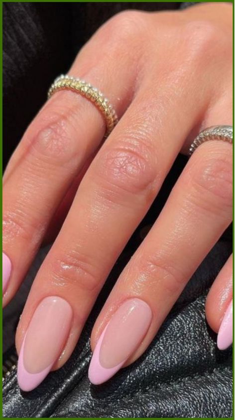 Natural Pink Nail Ideas 2024 Ballet Pink French Nails, Light Pink Nails French, French Manicure Rose, Subtle Pink Nails, Pink French Nail Designs, Bridesmaid Nails Pink, French Pink Tip Nails, Classic Pink Nails, Cyprus Nails