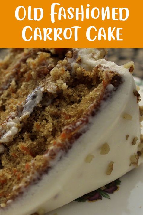 The Best Thing I Ever Ate, Bunt Carrot Cake Recipe, Best Carrot Cake Ever Allrecipes, Carrot Cake Without Pineapple, Amish Carrot Cake Recipe, Carrot Cake Recipe With Buttermilk, Carrot Cake Recipe With Raisins, Carrot Cake With Raisins, Old Fashioned Carrot Cake Recipe