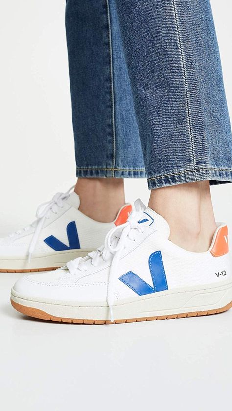 Veja V-12 Lace-Up Sneakers Shoe Capsule, Veja Esplar, Veja Shoes, Cinderella Shoes, Veja Sneakers, Lace Up Sneakers, Shoe Fits, Christmas 2019, Best Sneakers