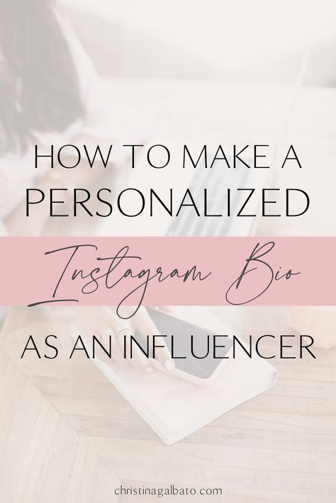 Why you instagram bio is so important! I'm sharing how you can make your instagram bio personalized as an influencer. Instagram Bio For Influencer, Feminine Instagram Bio, Personal Instagram Bio Examples, Elegant Bio For Instagram, Fashion Influencers Instagram Bio, Blog Bio Ideas, Influencer Bio Ideas, Instagram Bio Ideas Creative, Ig Profile Ideas Bio