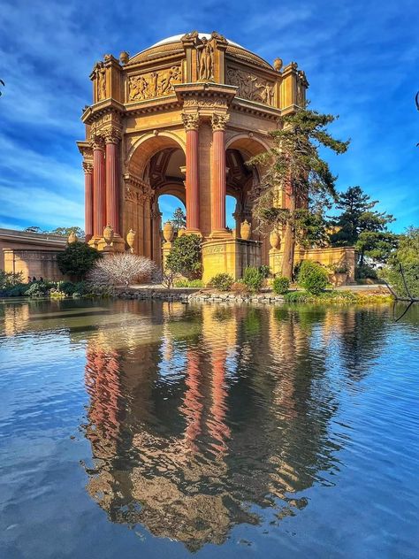 The Palace of Fine Arts San Francisco Palace Of Arts San Francisco, Place Of Fine Arts San Francisco, Legion Of Honor San Francisco, San Francisco Palace Of Fine Arts, Palace Of Fine Arts San Francisco, Naboo Palace, Mediterranean Aesthetic, Highsnobiety Fashion, Little Live Pets