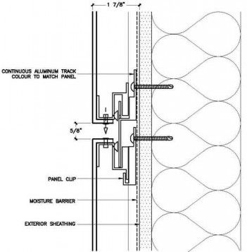 Metal Cladding Detail, Rainscreen Facade, Wall Section Detail, Precast Concrete Panels, Landscape Architecture Diagram, Architecture Blueprints, Interior Cladding, Metal Wall Panel, Cladding Design