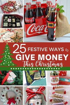 Diy Christmas Money Holder, Money Gift Ideas For Christmas, Ways To Gift Money, Money Gifts Christmas, Ways To Give Money, Money Gift Ideas, Money For Christmas, Gift Card Presentation, Holiday Money