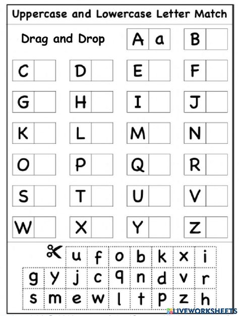 Letter Matching Worksheet, Abc Order Worksheet, Letter Worksheets For Preschool, Sequencing Worksheets, Abc Worksheets, Preschool Workbooks, Cut And Paste Worksheets, Free Preschool Worksheets, Alphabet Worksheets Preschool