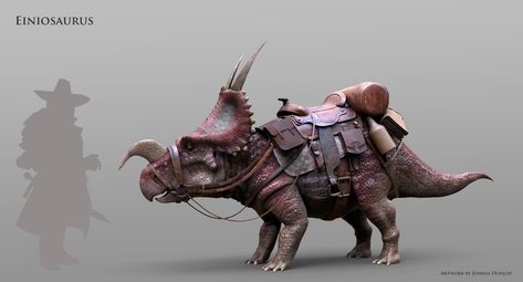 ArtStation - Einiosaurus- Dinosaur Mount, Joshua Dunlop Dinosaur Mount, Joshua Dunlop, Japanese Mythical Creatures, Dinosaur Sketch, Pet Monsters, Dinosaur Games, Jurassic World Dinosaurs, Ark Survival Evolved, Extinct Animals