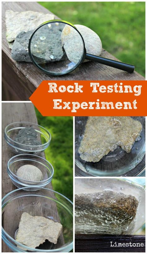 Geology For Kids, Rock Experiments, Rock Science, Outdoor Learning Activities, Science Camp, Summer Science, Kid Experiments, Cool Science Experiments, Preschool Science