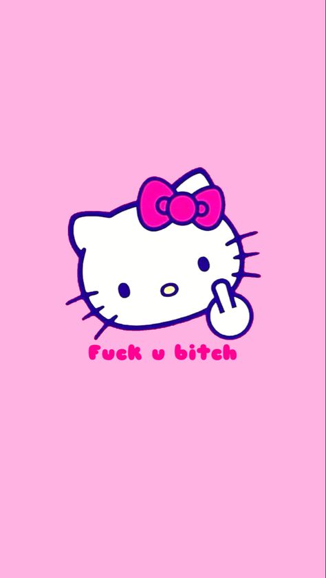 Hello kitting middle finger ,hello kitty flipping off , savage hello kitty Hello Kitty Middle Finger, Pink Hello Kitty Wallpaper, Hello Kitty Background, Hello Kitty Funny, Kitty Background, Pink Hello Kitty Wallpaper Iphone, Hello Kitty Games, Tapeta Hello Kitty, Tapeta Z Hello Kitty