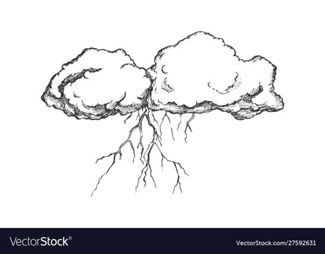 Blitz Tattoo, Tattoo Main, Cloud Tattoo Design, Flash Lightning, Storm Lightning, Storm Tattoo, Lightning Tattoo, Mushroom Tattoos, Cloud Tattoo