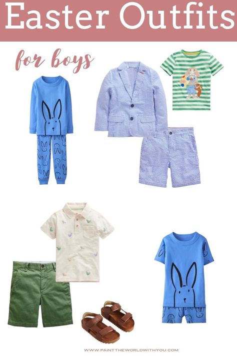 Check out these cute and fun Easter outfits for boys and find kids Easter clothes inspiration for this Easter | easter kid clothes | easter outfits for kids boys | kids easter clothes | easter clothes for kids | kids easter outfits boys toddler | kids easter outfits boys | easter outfits for kids boys style Kids Easter Outfits Boys, Kids Easter Outfits, Toddler Boy Easter, Easter Clothes, Easter Pajamas, Outfits For Kids, Easter Applique, Outfits For Boys, Toddler Potty Training