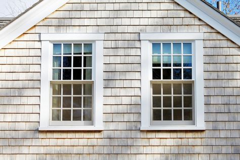 Simple Window Trim, Exterior Window Trim Ideas, Window Trim Styles, Window Trim Ideas, Exterior Window Trim, Craftsman Style Exterior, Window Grids, Shop Architects, Exterior Window