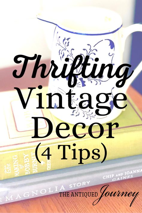 I find it to be such an accomplishment when using thrifted decor to use in your home. It takes years of hard work and dedication to collect an array of vintage pieces and is so rewarding when it all comes together seamlessly. Decorating with vintage decor creates a home that is special and homey. Here are my 4 tips for thrifting vintage home decor! Antique Pieces For Home Decor, Thrifted Vs Styled Home Decor, Vintage Decorating Ideas For The Home, Thrifting Home Decor, Decorating With Vintage Items, Thrifting Decor, Vintage Repurposed Items, Old My Little Pony, Thanksgiving Budget