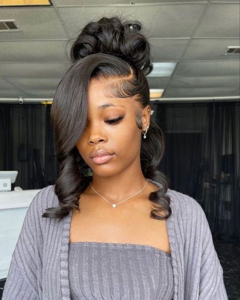 19th Bday, Sleek Ponytail Hairstyles, Frontal Wig Hairstyles, Wig Styling, Birthday Hairstyles, Quick Weave Hairstyles, Hairstyle Inspo, Quick Braided Hairstyles, Hair Idea