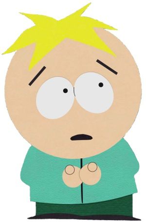 South Park, Butters Too Cute. ...BTW, GET YOUR SOUTH PARK APP: https://play.google.com/store/apps/details?id=com.JERASeng.Worldsouthpark Butters Stotch, South Park