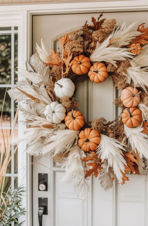 Fall Centerpiece Ideas, Neutral Fall Decor, Cozy Fall Decor, Fall Decor Inspiration, Fall Thanksgiving Decor, Fall Deco, Table Tray, Fall Outdoor Decor, Fall Time