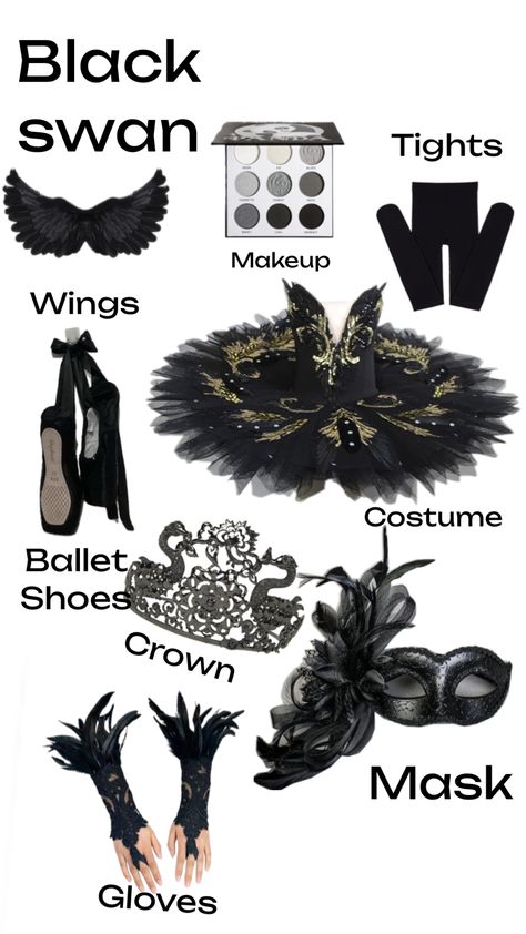 Looking for a Halloween costume be the black swan 🎃￼ Black Swan Costume Halloween, Sister Halloween Costumes, Makeup Wings, Goddess Halloween, Swan Costume, Black Swan Costume, Kostuum Halloween, Teen Halloween