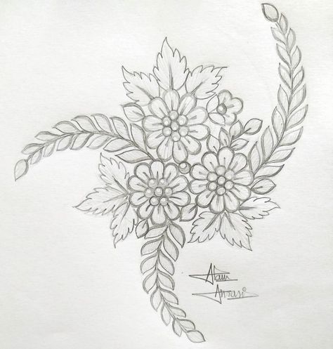 Embroidery Butta Design Drawing Embroidery Buta Designs, French Motifs, Henna Designs Drawing, Dress Illustration Art, Buta Design, Embroidery Drawing, Drawing & Painting Kit, Embroidery Lessons, Abstract Embroidery