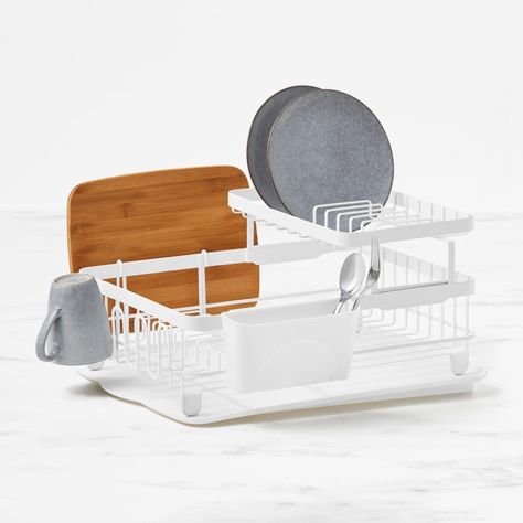 Kitchen Pro Tidy Dish Rack 50x38cm White | Kitchen Warehouse Kitchen Dish Rack, Dish Organization, Sink Caddy, Living Room Design Inspiration, Dish Drainers, Dish Rack, Stone Sink, Diatomaceous Earth, Dish Rack Drying