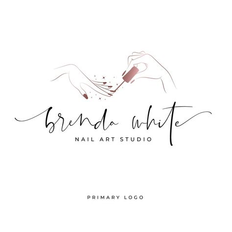 Nail Artist Logo, Nail Logo, Extension Logo, Salon Logo, Watermark Nail Artist Logo, Nail Polish Logo, Custom Nail Artist Logo, Brand Kit - Etsy Philippines Logo Extension, Nail Art Logo, Nail Artist Logo, Logo Nail, Salon Logo Design, Queen Nails, Nail Art Studio, Nail Logo, Logo Watermark