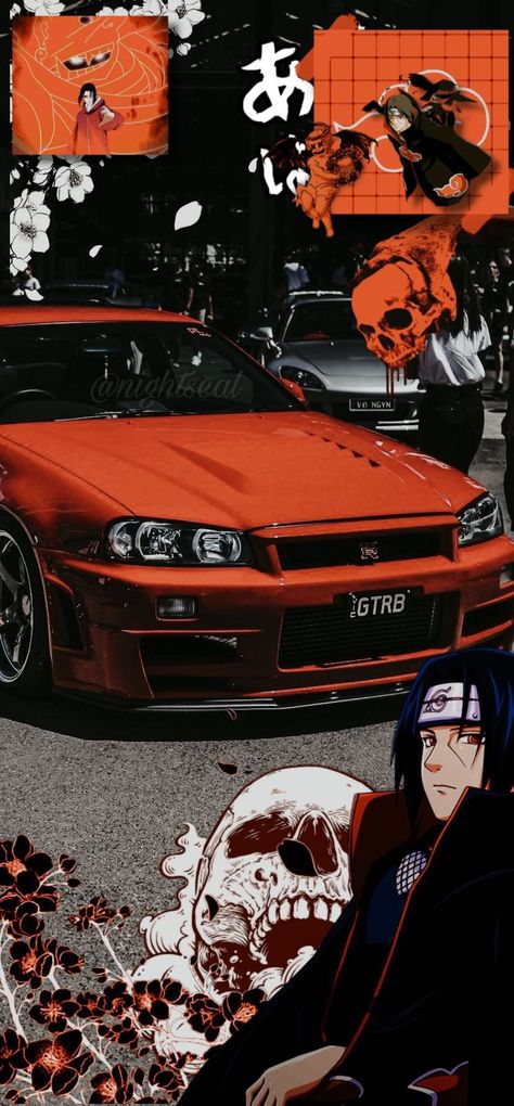 Anime Car Wallpapers, Jdm Anime Wallpaper, Jdm Cars Wallpapers, Hd Wallpapers Of Cars, Car Paint Jobs, R34 Gtr, Jdm Wallpaper, Gtr R34, Best Jdm Cars