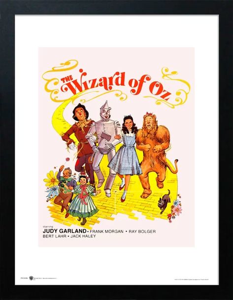 Jack Haley, Wizard Of Oz Movie, Groups Poster, The Wonderful Wizard Of Oz, Brick Road, Yellow Brick Road, Original Movie Posters, Cinema Posters, The Wizard Of Oz