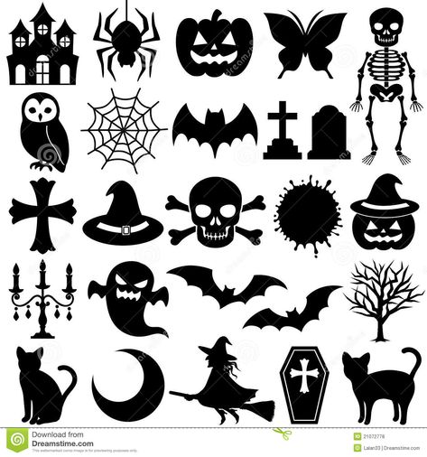 Halloweenpyssel Barn, Moldes Halloween, Halloween Silhouette, Halloween Stencils, Halloween Kunst, Adornos Halloween, Cricut Halloween, Zucca Halloween, Halloween Silhouettes