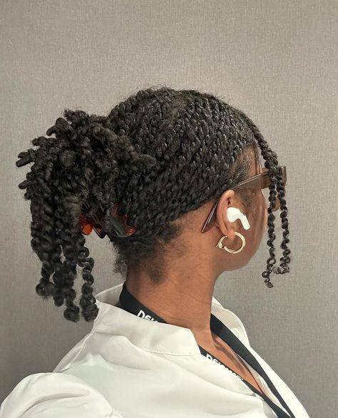 4c Mini Twists, Fall Natural Hairstyles, Natural Hairstyles For Women, Mini Twist Hairstyles, Sleek Low Bun, Mini Twists Natural Hair, Versatile Haircut, Layered Pixie Haircuts, Passion Twists