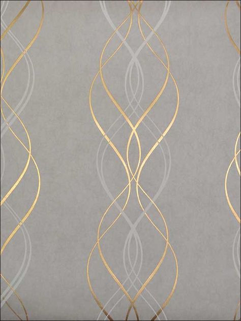 Grey And Gold Wallpaper, Aurora Wallpaper, York Wallpaper, York Wallcoverings, Contemporary Wallpaper, Metallic Wallpaper, Gold Wallpaper, Wallpaper Living Room, Modern Wallpaper