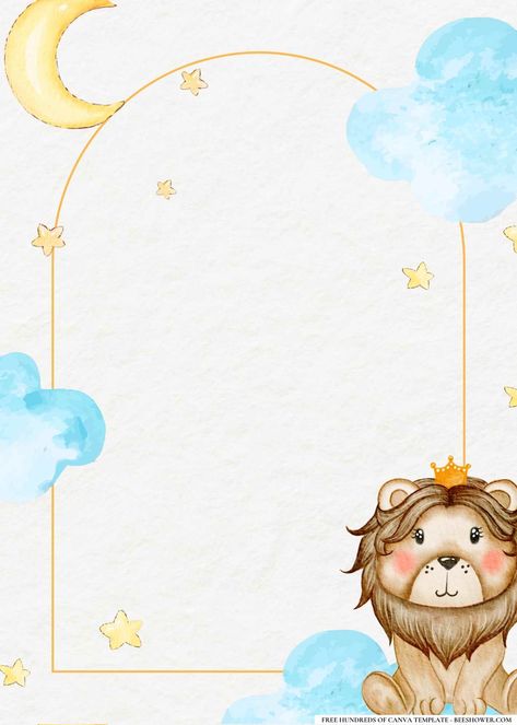 Nice 20+ Baby Lions Baby Shower Invitation Templates Paw Cupcakes, Safari Snacks, Baby Lions, Lion Baby Shower, Free Printable Baby Shower Invitations, Baby Shower Host, Lion Toys, Moon Baby Shower, Craft Station