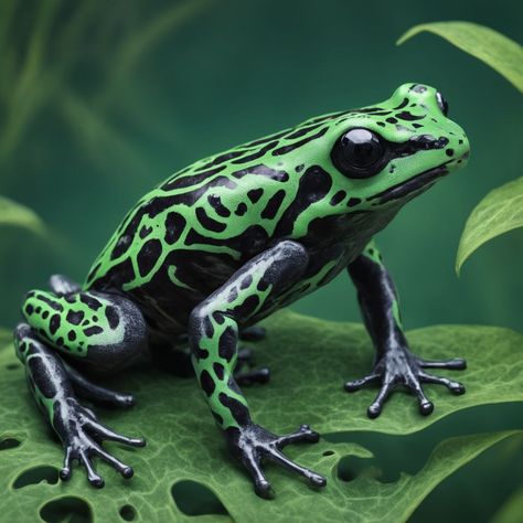 Poison dart frog by Donna - Playground Poison Dart Frog Drawing, Frog Reference, Bioactive Vivarium, 4 Drawing, Green Inspo, Poison Dart Frog, Amazing Frog, Red Eyed Tree Frog, Poison Dart