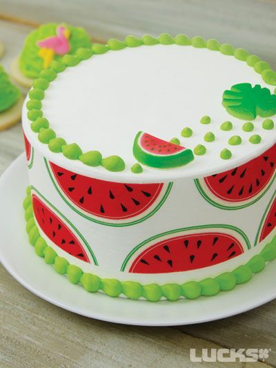 Tutti Frutti Birthday Party, Tutti Frutti Party, Watermelon Birthday Parties, Watermelon Cake, Watermelon Party, Watermelon Birthday, Summer Cakes, Cake Decorating Designs, Summer Watermelon