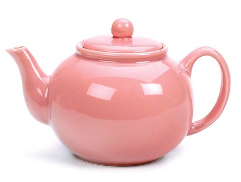 Pink Teapot, Vintage Teapots, Pink Dinnerware, Colorful Inspiration, Stoneware Teapot, Coffee Server, Stoneware Dinnerware Sets, Pink Tea, Teapots And Cups