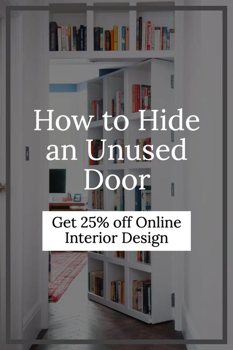 Have you ever had one of those doors in your house that you never use? It’s just taking up space and starting to bother you. You know, the Door to the attic or the basement. Maybe you don’t even have a use for it, but you can’t bring yourself to get rid of it because you think it might come in handy someday. Well, I’ve got a solution for you! I’m going to show you how to hide an unused door so that it doesn’t take up any extra space in your house. Are you ready? Let’s get started! How To Hide An Unused Interior Door, Door Corner Decoration, How To Hide A Door In A Wall, How To Hide A Door In A Bedroom, Hide Unused Door Ideas, How To Disguise A Door, Cover Unused Door, How To Hide An Unused Door, Hiding A Door Ideas