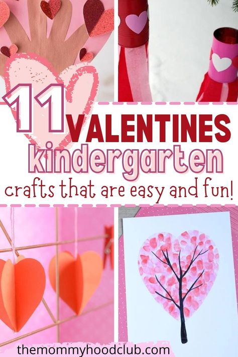 Kindergarten Valentine Crafts, Valentines Class Party, Kindergarten Party, Kindergarten Valentines, Easy Valentine Crafts, Valentine's Day Crafts For Kids, Preschool Valentines, Valentine Activities, Valentine Crafts For Kids