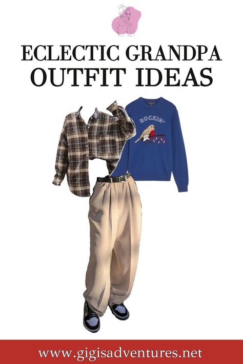 Are you looking for some needed Eclectic Grandpa outfit inspo? I got you!In this article, you're going to learn everything you need to know about Eclectic Grandpa fashion, as well as the 20 key items to create your own capsule wardrobe. It also includes 10 uniquely helpful outfits inspo! Grandpa Aesthetic Outfit, Grandpa Aesthetic, Grandpa Fashion, Grandpa Outfit, Fashion Journals, Aesthetic Outfit Ideas, Ideas Home Decor, Home Decorating Ideas, Decor Ideas Home