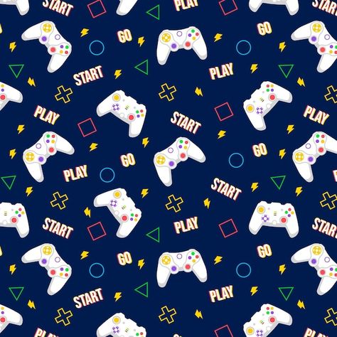 Boxer Pattern, Video Game Pattern, Video Game Print, Pattern Game, Poncho Design, 3d Alphabet, Retro Text, Paper Boy, Birthday Banner Design