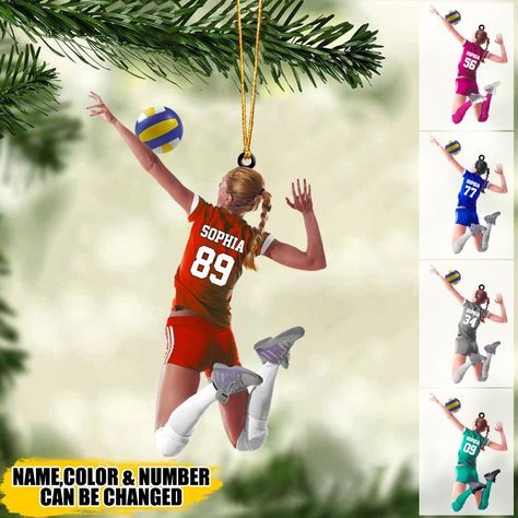 Facamart Volleyball Uniform, Volleyball Ornaments, Volleyball Christmas, Volleyball Beach, Thanksgiving Tree, Xmas 2022, Volleyball Gifts, Volleyball Player, Volley Ball