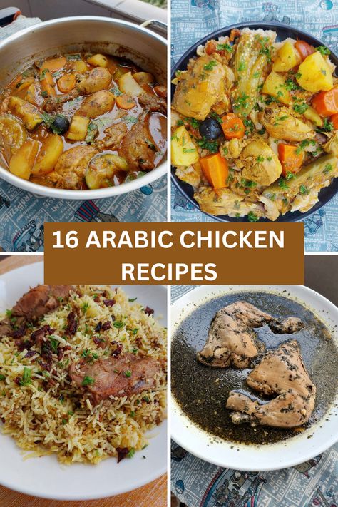 Here are the 16 best Arabic Chicken recipes that you can cook for your families and loved one. Arabic Whole Chicken Recipes, Iraqi Chicken Recipes, Iftar Chicken Recipes, Syrian Chicken Recipes, Arabian Chicken Recipes, Arab Chicken Recipes, Middle Eastern Recipes Chicken, Arabic Dishes Recipes, Ramadan Chicken Recipes