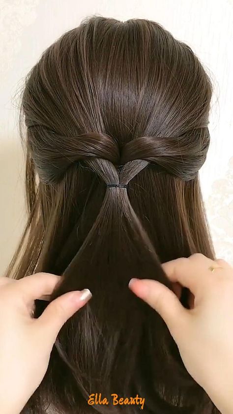 How to Do Hairstyles Step by Step Simple | Braided Hair Styles | Hair styles, Hairdo for long hair, Cute hairstyles Front Hairstyles Step By Step, Easy Front Hairstyles, How To Do Hairstyles, Front Hairstyles, Hairstyles Step By Step, Do Hairstyles, Hair Style Vedio, Hair Braid Videos, Front Hair Styles